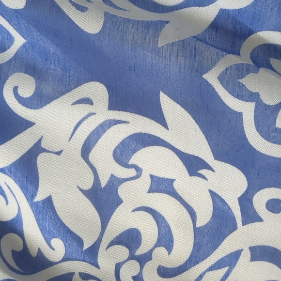 Off the shoulder blue &white dress. Small. New with tag by Jealous Tomato - Picture 3 of 5